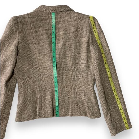 Plaid Women's Blazer by St. John - Picture 8 of 15